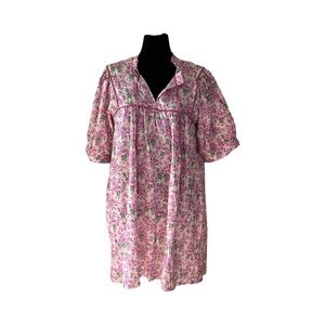 NWOT Chic Soul Pink and White Floral Dress